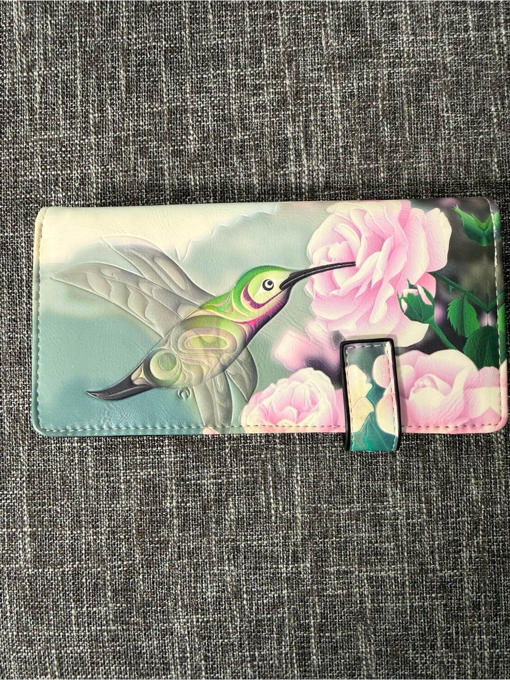 Kwakiutl First Nation "Summers Dance" Wallet, Art By Andy Everson, Never Used